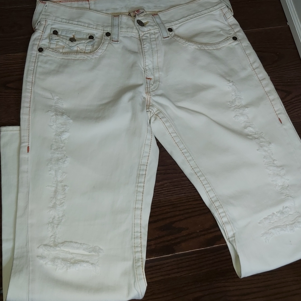 True Religion Ivory Jeans - Picture 12 of 13